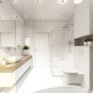 łazienka w stylu nowoczesnym by Auradesign.pl